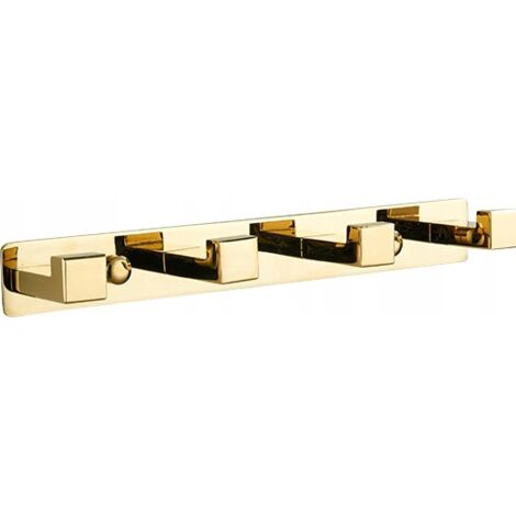 Mexen gancio quadruplo per asciugamani, oro - 709264-50