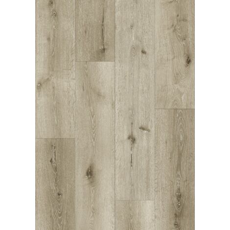 Mexen Georgia échantillon de panneaux vinyles 1240 x 182 mm SPC 6,5 mm, sous-couche IXPE 1,5 mm, 4 V-Fuge, Chêne - F1031-S