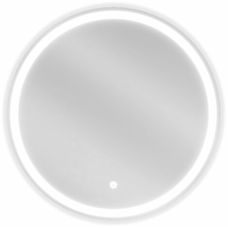 Mexen Gobi specchio da bagno illuminato, rotondo 60 cm, LED 6000K, anti-appannamento - 9801-060-060-611-00