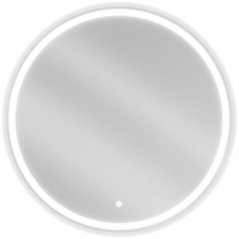 Mexen Gobi specchio da bagno illuminato, rotondo 80 cm, LED 6000K, antiappannamento - 9801-080-080-611-00