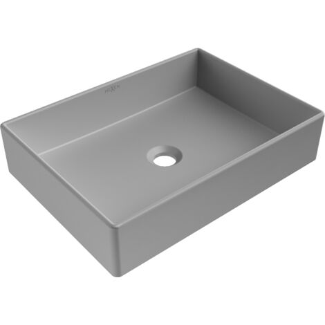 Mexen Goya lavabo de comptoir 51 x 37 cm, Gris clair mat - 22185061