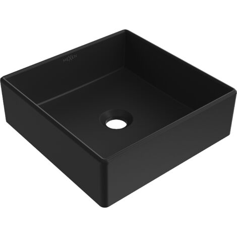 Mexen Goya lavandino da appoggio 35 x 35 cm, nero opaco - 22183585