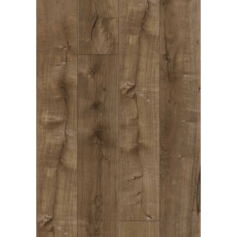 Mexen Grand Prairie échantillon de panneau vinyle 1240 x 182 mm SPC 6,5 mm, sous-couche IXPE 1,5 mm, 4 V-Fuge, Chêne - F1115-S