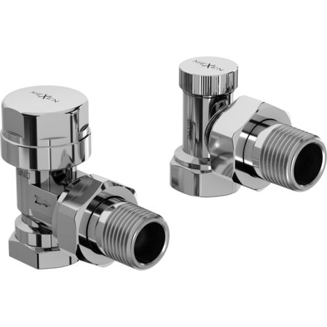 Mexen Heizungsventile Eckform, Chrom - W901-000-01