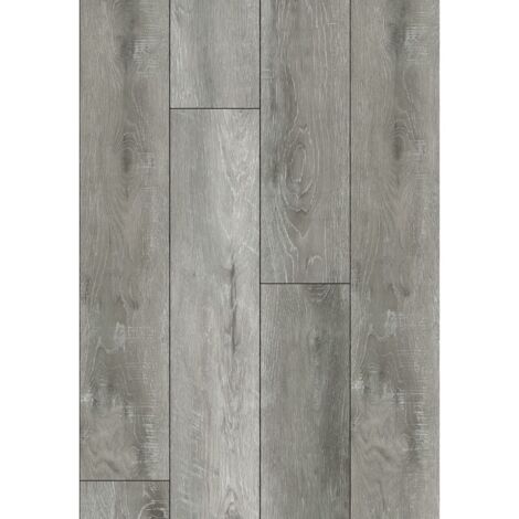 Mexen Huntsville campione di pannelli in vinile 1240 x 182 mm SPC 6,5 mm, sottostrato IXPE 1,5 mm, 4 V-Fuga, Quercia - F1113-S