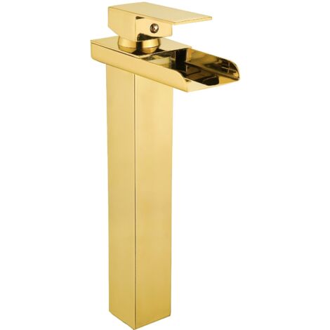 Mexen Hydra rubinetto lavabo alto, oro - 744910-50