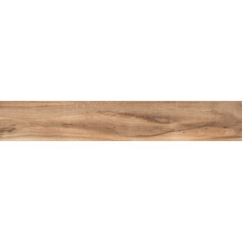 Mexen Indica Brown grès émaillé rectifié. G1, carreau de sol et mural effet bois 120 x 20 cm, mat - TL604-120-020-02