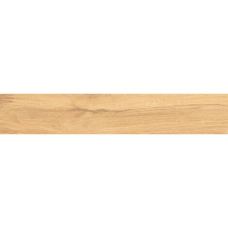 Mexen Jasperwood Grès émaillé beige rectifié G1, carreau à effet bois pour sol et mur 120 x 20 cm, mat - TL605-120-020-01