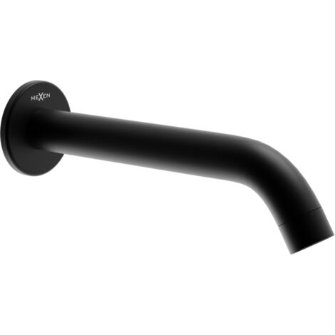 Mexen Kai bocca da bagno a parete, nero - 79371-70