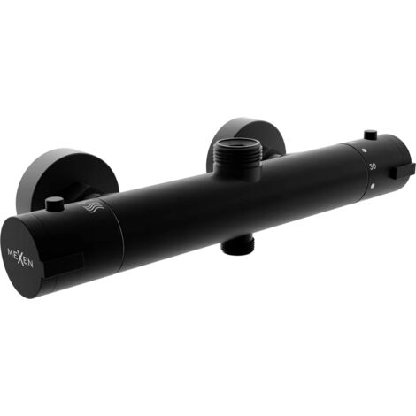 Mexen Kai miscelatore termostatico doccia, nero - 77150-70