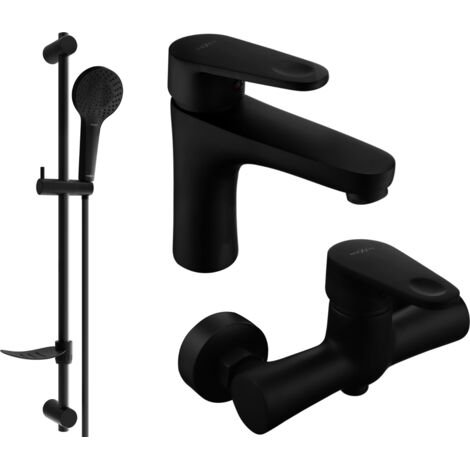 Mexen Kama DF05 Brausegarnitur, Schwarz - 72504DF05-70