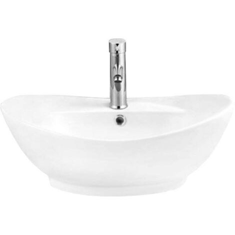Mexen Kiara lavabo da appoggio 59 x 40 cm, bianco - 21645900