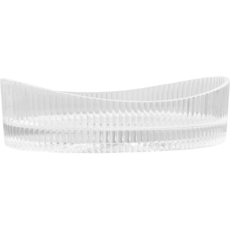 Mexen Kivo lavabo de cristal sobre encimera 50 x 37 cm, transparente - 24215000