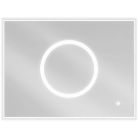 Mexen Koga specchio da bagno retroilluminato 80 x 60 cm, LED 6000K, anti-appannamento - 9821-080-060-611-00