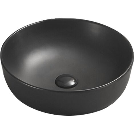Mexen Lana lavabo de comptoir 41 x 41 cm, Noir mat - 22234185