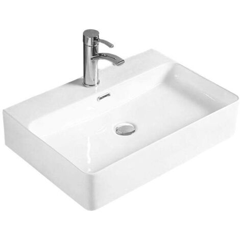 Mexen Lara lavabo sobre encimera 60 x 42 cm, blanco - 21166000