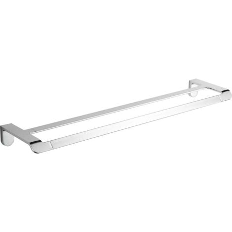 Mexen Lea perchero doble para toallas, cromo - 7026025-00