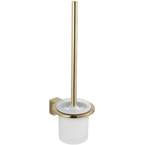Mexen Lea spazzola per WC, oro - 7026050-50