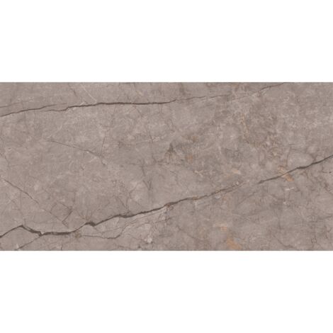 Mexen Leeds Choco Gres émaillé rectifié G1, carreaux sol-mur 120 x 60 cm, carving - TL410-120-060-01