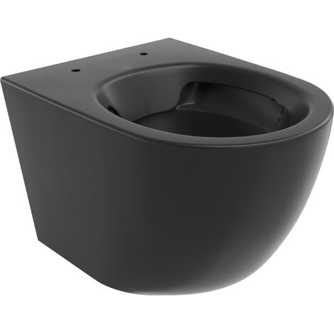 Mexen Lena bol de toilette Rimless, Noir mat - 3322XX85