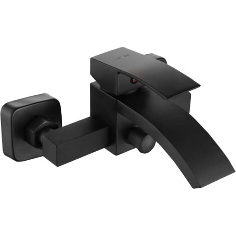 Mexen Libra grifo de ba帽era, negro - 745130-70