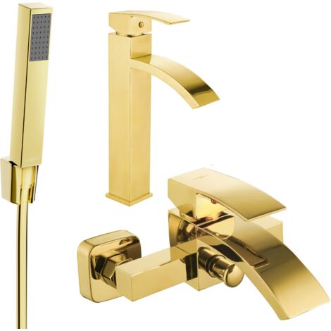 Mexen Libra R77 set vasca, oro - 745113R77-50