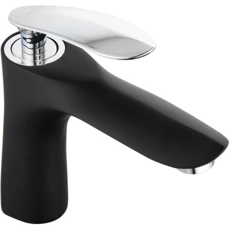 Mexen Lily rubinetto da lavabo, nero/cromo - 73600-17