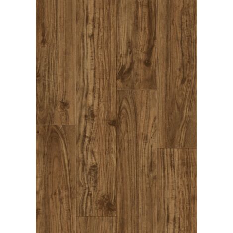 Mexen Lincoln échantillon de panneaux vinyles 1240 x 182 mm SPC 6,5 mm, sous-couche IXPE 1,5 mm, 4 V-Fuga, Noyer - F1087-S