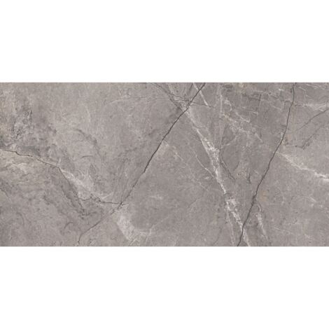 Mexen Litava Gris grès émaillé rectifié G1, carreau sol-mur 120 x 60 cm, carving - TL406-120-060-03