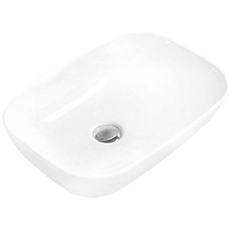 Mexen Luna lavabo de comptoir 50 x 35 cm, Blanc - 21635000