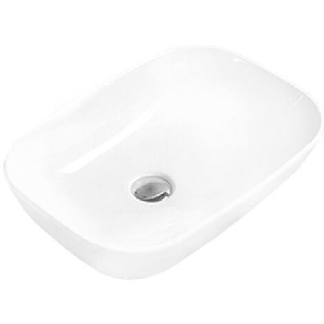 Mexen Luna lavabo sobre encimera 50 x 35 cm, blanco - 21635000