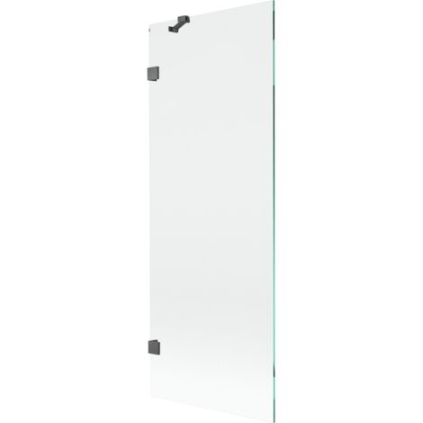 Mexen Lunar Duschwand 1-flügelig 70 x 150 cm, transparent, gun gray gebürstet - 897-070-000-66-00