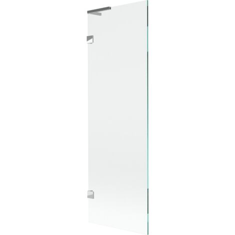 Mexen Lunar L paratia per vasca da bagno a un'anta 60 x 150 cm, trasparente, cromo - 897L-060-000-01-00