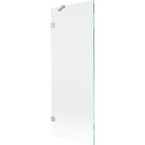 Mexen Lunar mampara de ducha de 1 hoja 70 x 150 cm, transparente, n铆quel cepillado - 897-070-000-97-00