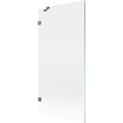 Mexen Lunar paratia da doccia 1 anta 90 x 150 cm, trasparente, canna di fucile - 897-090-000-95-00