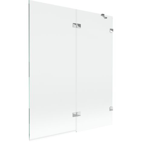 Mexen Lunar paratia da doccia a 2 ante destra 140 x 150 cm, trasparente, cromo - 897-140-100-01-00-P