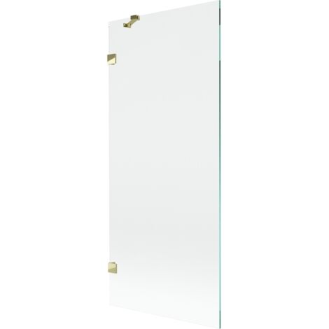 Mexen Lunar paratia per doccia 1-anta 80 x 150 cm, trasparente, oro - 897-080-000-50-00