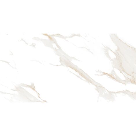 Mexen Luton Oro campione di gres smaltato rettificato. G1, piastrella per pavimenti e pareti 120 x 60 cm, lucido - TL113-01-S