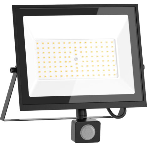 Mexen Luxpro LED-Flutlicht mit Bewegungsmelder, 70W, Kaltweiß - 6500K, 6300 lm, schwarz - L235-070-65-70
