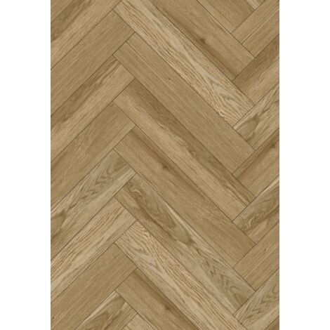 Mexen Manhattan échantillon de panneaux vinyles chevrons 635 x 127 mm SPC 6,5 mm, sous-couche IPEX 1,5 mm, 4 V-Joint, Chêne - F