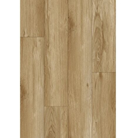 Mexen Manhattan muestra de paneles de vinilo 1240 x 182 mm SPC 6,5 mm, base IXPE 1,5 mm, 4 V-Fuga, Roble - F1041-S