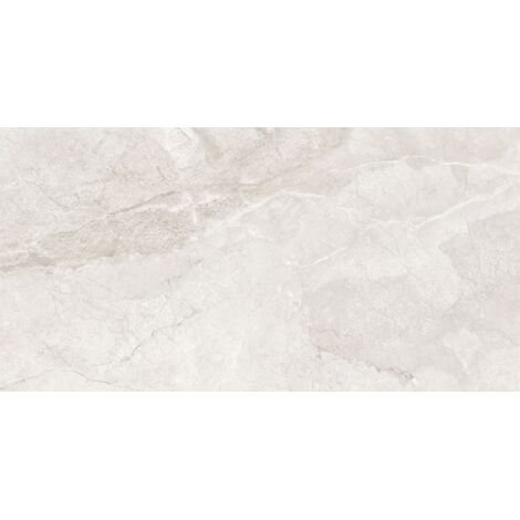 Mexen Margaret Muestra de gres esmaltado rectificado Bianco. Azulejo de suelo y pared 120 x 60 cm, brillo - TL167-00-S