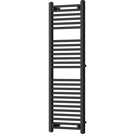 Mexen Mars radiateur de salle de bains latéral 1200 x 400 mm, 439 W, noir - W110-1200-400-00-70-S
