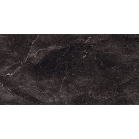 Mexen Merison Nero gres smaltato rett. G1, piastrella da pavimento e parete 120 x 60 cm, alta lucentezza - TL203-120-060-00