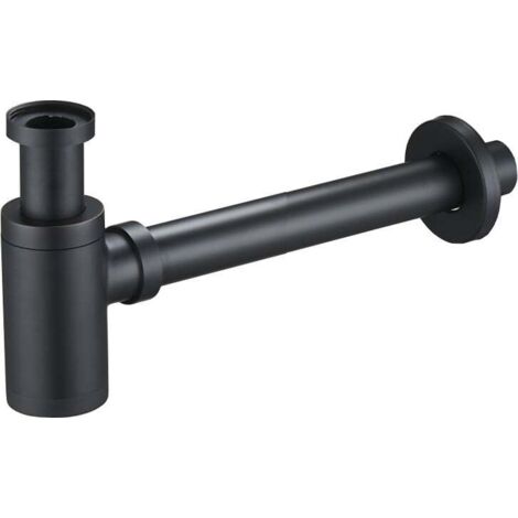 Mexen mezze sifone da lavabo rotondo, nero antico - 79950-79