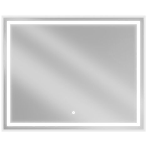 Mexen Miko specchio da bagno retroilluminato 100 x 80 cm, LED 6000K, antiappannamento - 9819-100-080-611-00