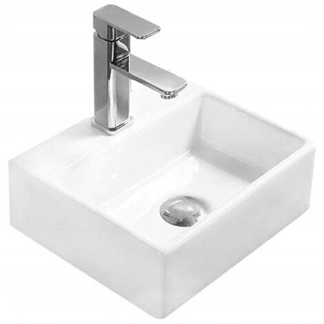 Mexen Mini lavabo de comptoir 33 x 29 cm, Blanc - 21093300