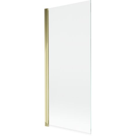 Mexen Mist 1-flüglige Duschwand 80 x 150 cm, transparent, gold - 8A9-080-001-50-00
