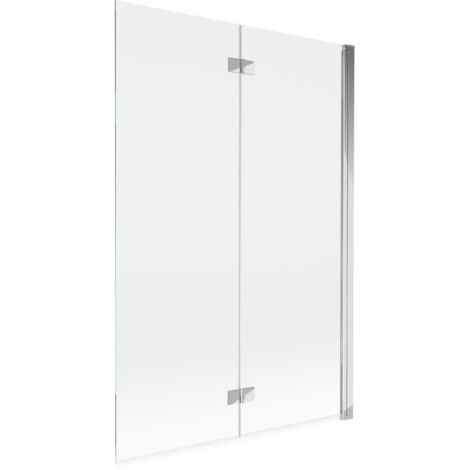 Mexen Mist Duschabtrennung, 2-flügelig rechts, 120 x 150 cm, transparent, Chrom - 8A9-120-002-01-00-P