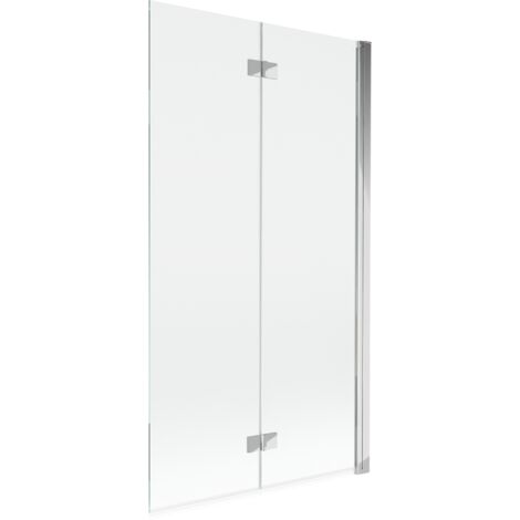 Mexen Mist mampara de ducha de 2 hojas derecha 100 x 150 cm, transparente, cromo - 8A9-100-002-01-00-P
